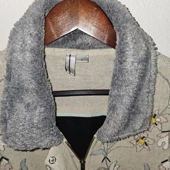 Anthropologie Aquilia Embroidered Jacket by Bl-nk - Picture 3 of 4